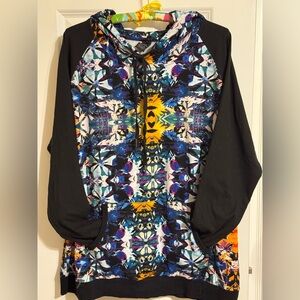 Abstract Print Women's Hoodie
